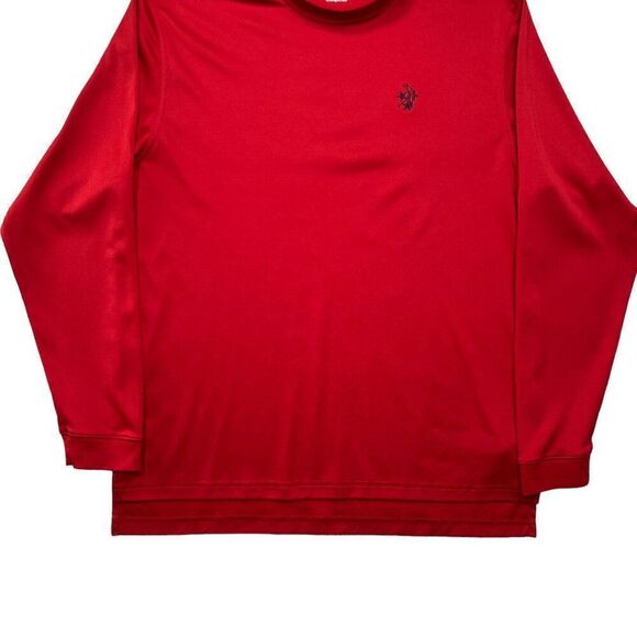 Adidas Men's Size Large ClimaLite Long Sleeve Mock Neck Golf Shirt‎ - Picture 4 of 13